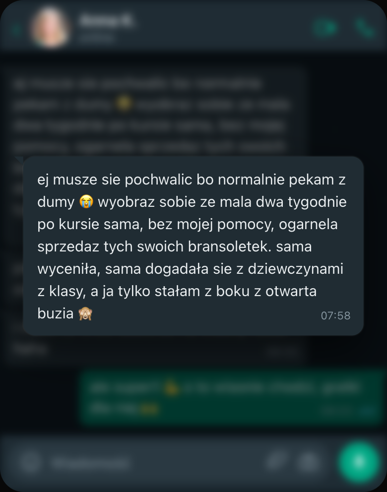 Wiadomość od rodzica