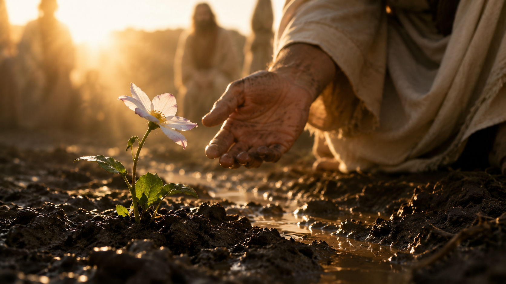 Là où les autres voient la boue… Lui voit déjà les fleurs