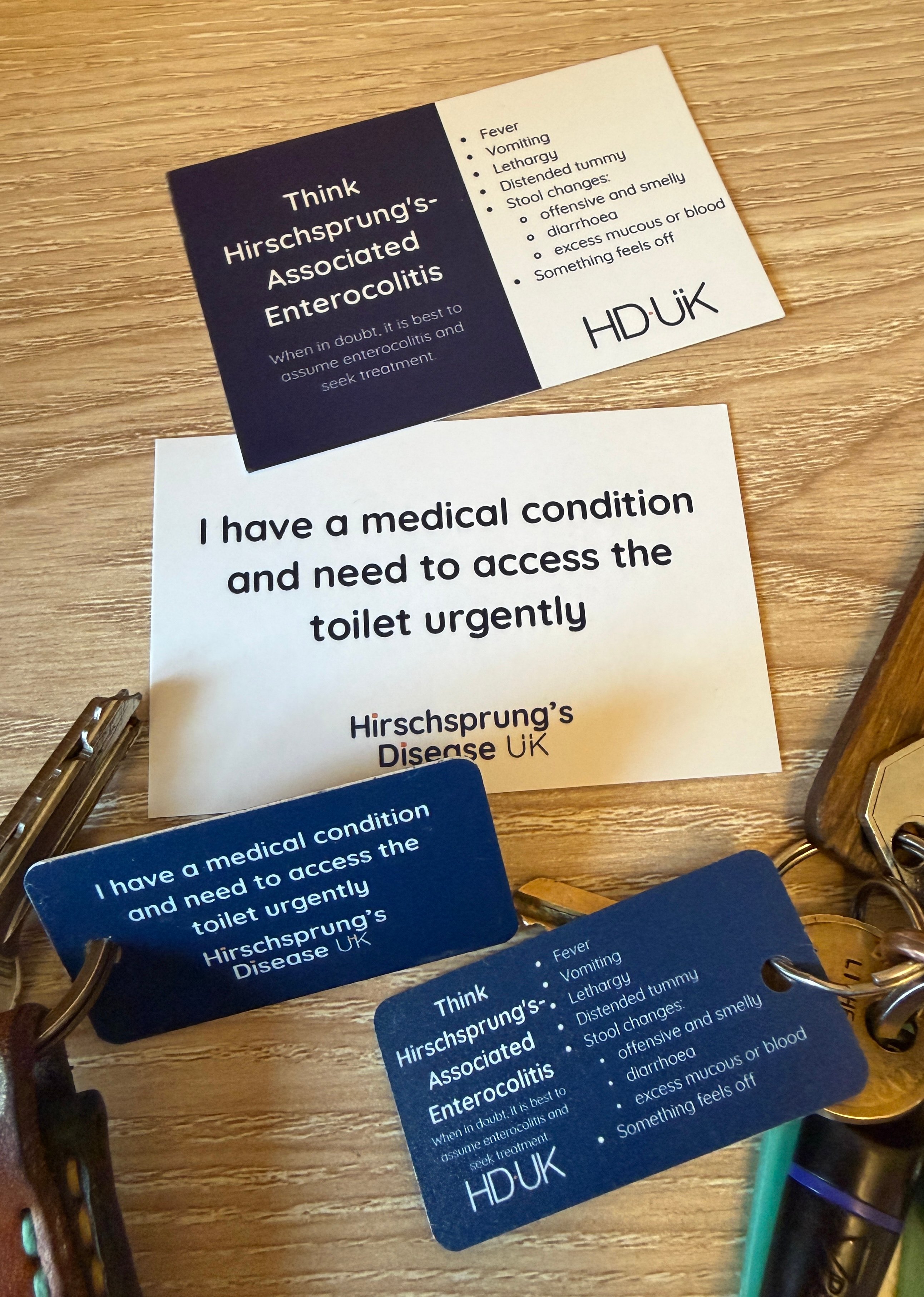 Introducing HDUK Urgency & Enterocolitis Alert Cards