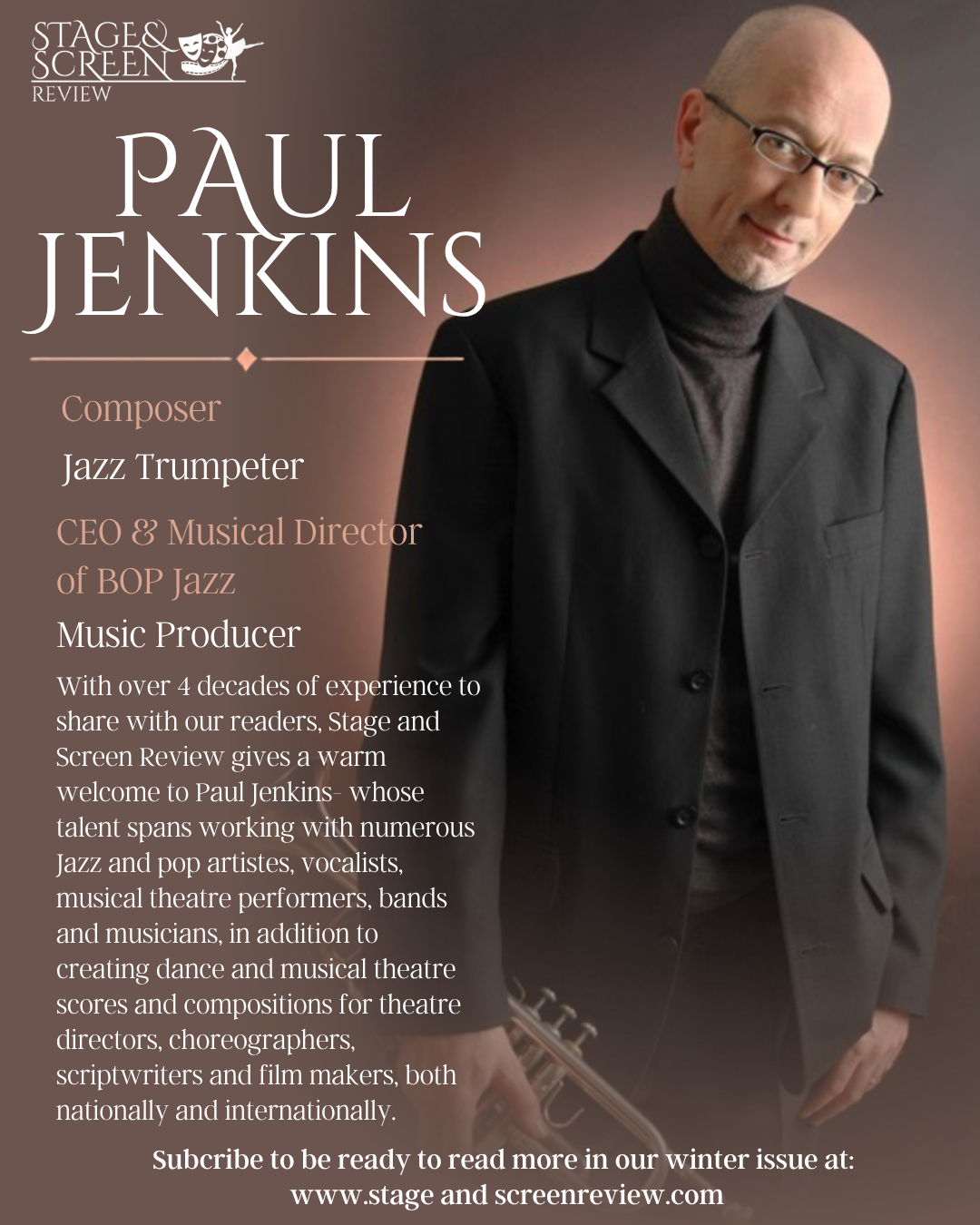 Paul Jenkins BOP Jazz trumpet Music producer composer
