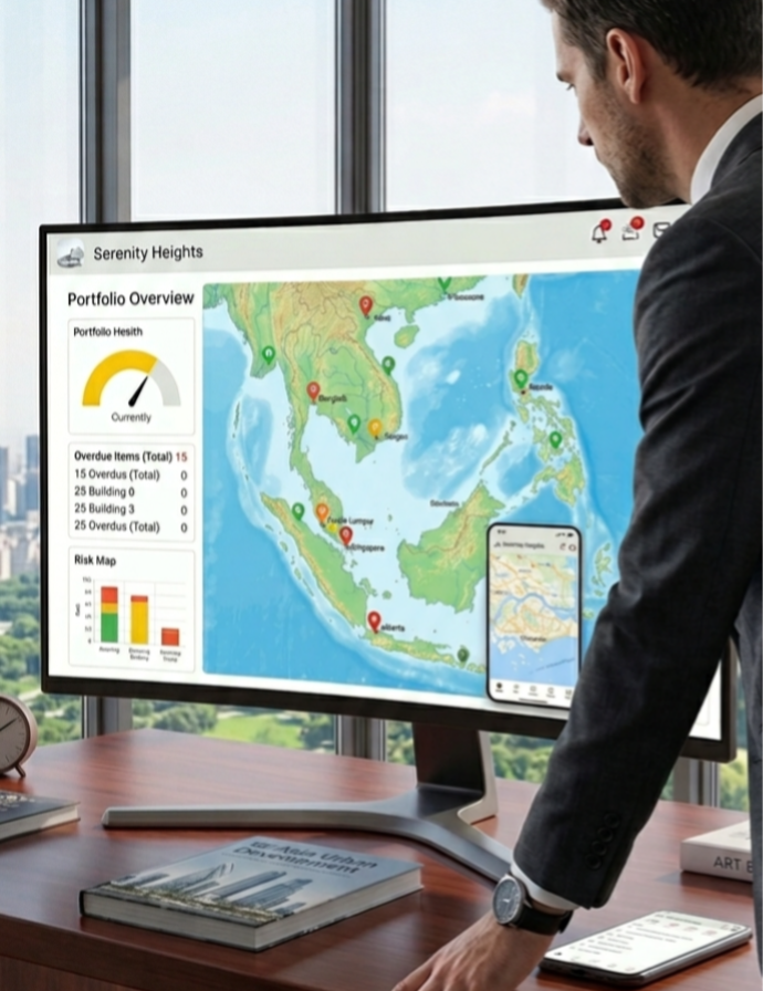 Executive gets overview of portfolio