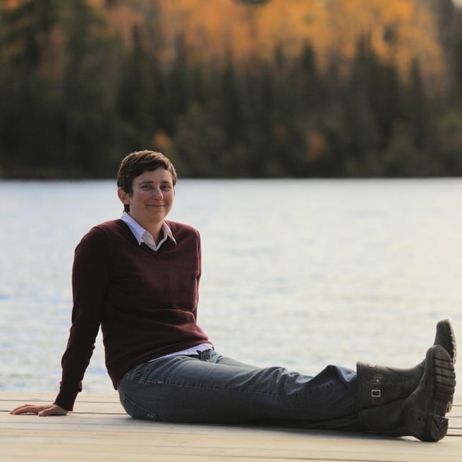 Just me lounging on the dock in the fall.