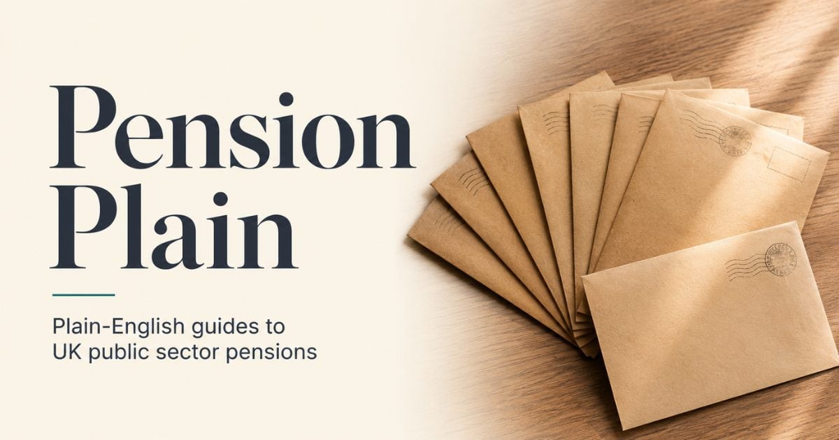 Pension Plain, plain-English guides to UK public sector pensions