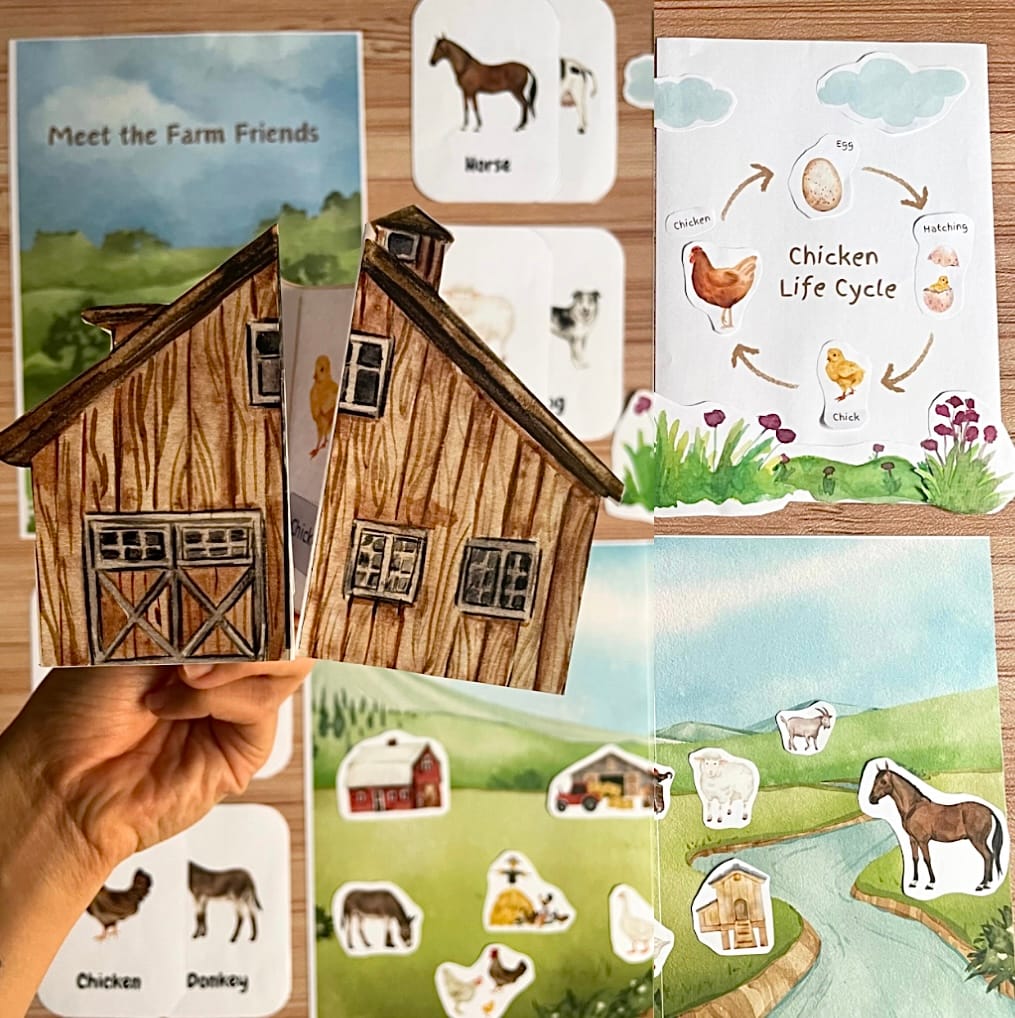 Farm Animals Activities Printable Pack (Pre-A1)