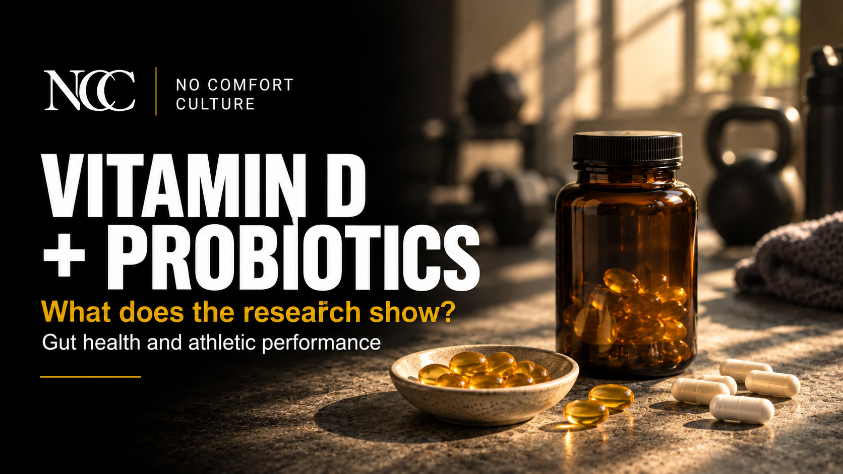 The benefits of combining Vitamin D and probiotics for athletic performance