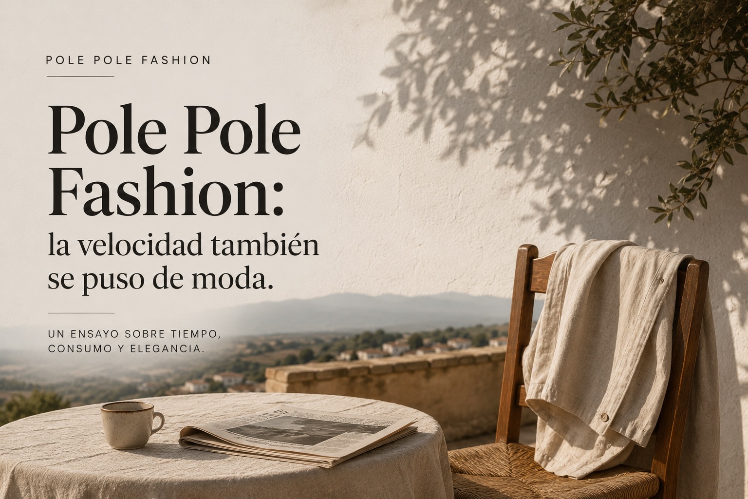 Pole Pole Fashion y el valor de hacer las cosas despacio