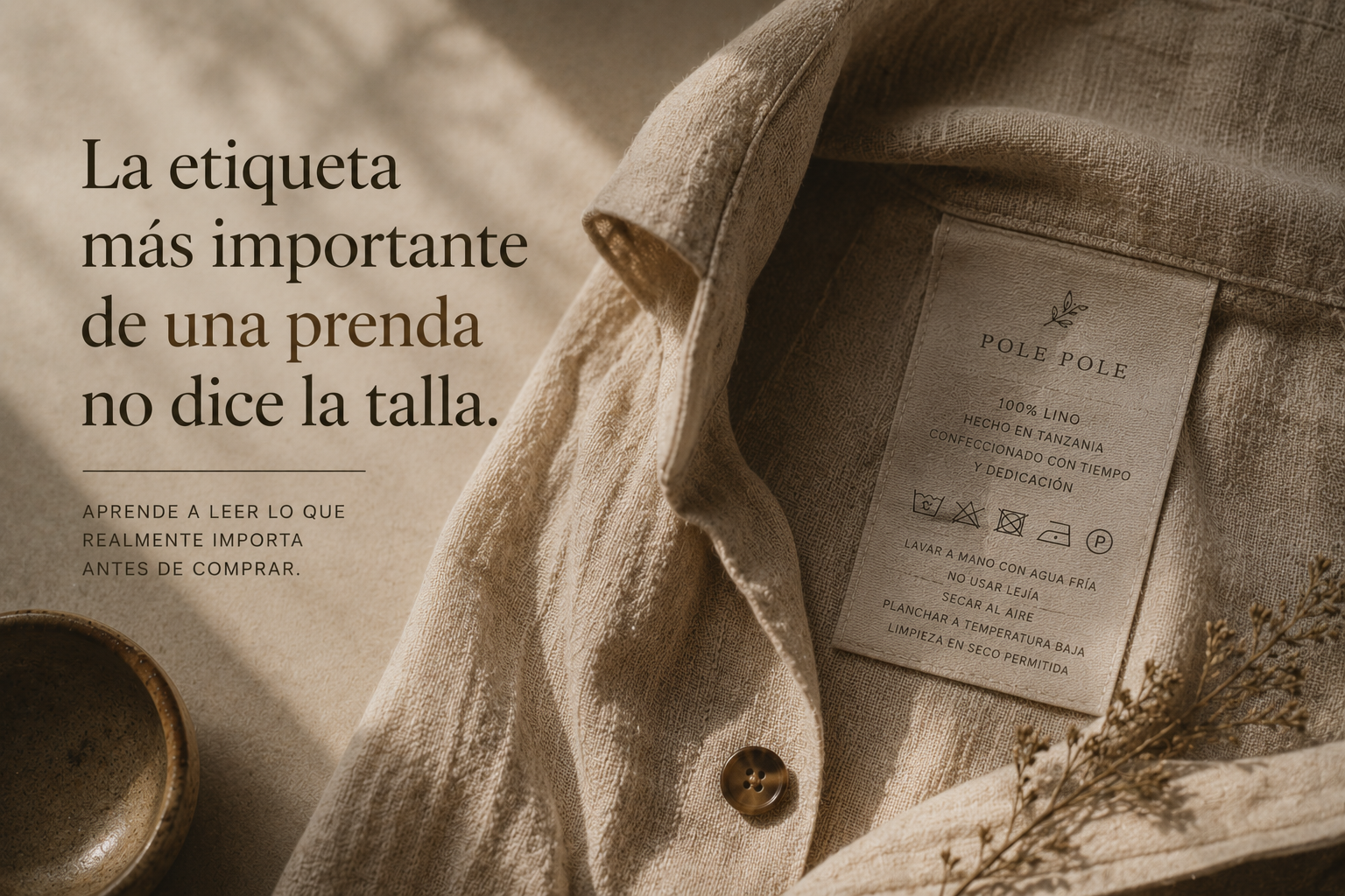 Cómo reconocer una prenda de calidad: la etiqueta dice más que la talla