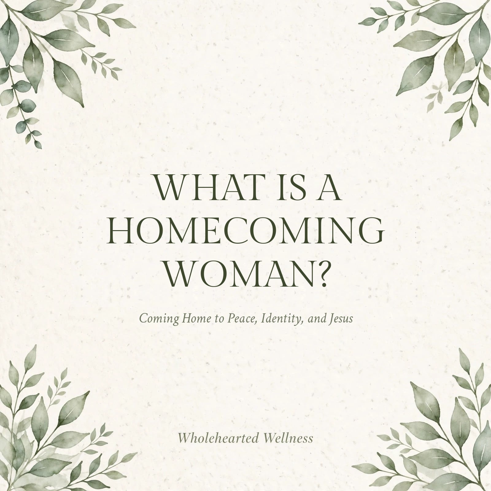 What Is a Homecoming Woman? Coming Home to Peace, Identity, and Jesus