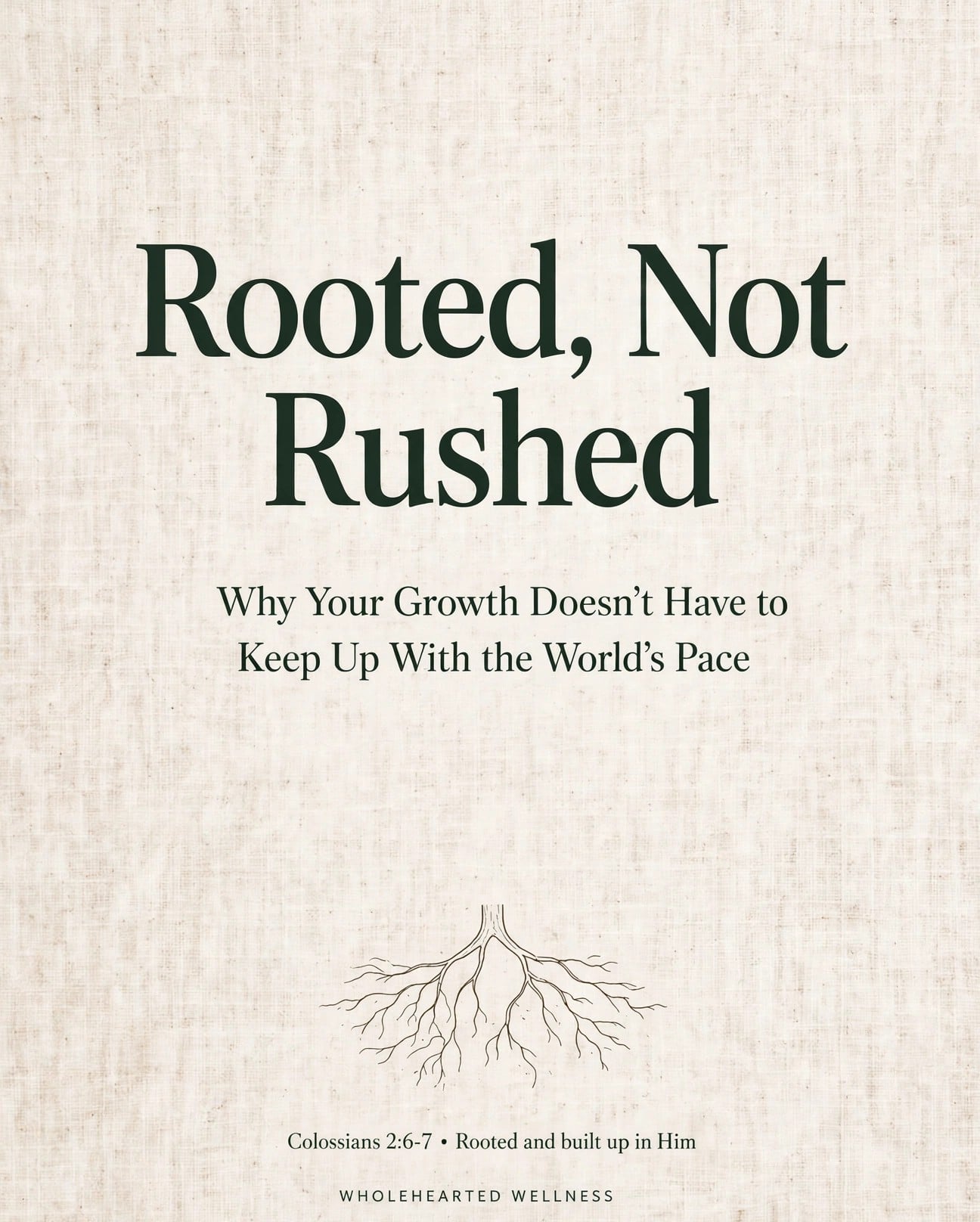 Rooted, Not Rushed: Trust God's Timing