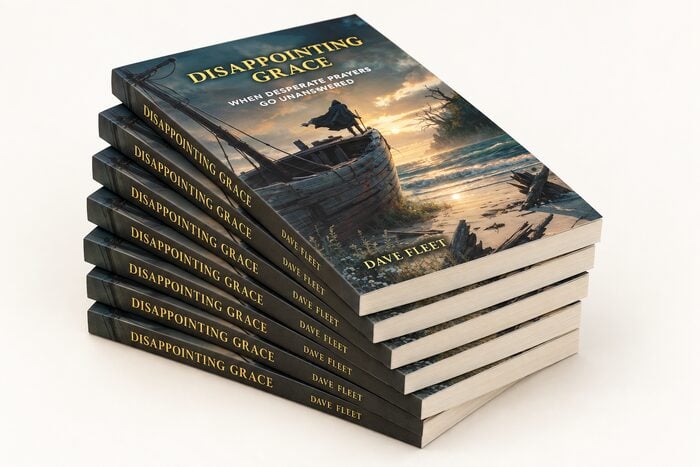 A stack of Disappointing Grace books ready to be passed on