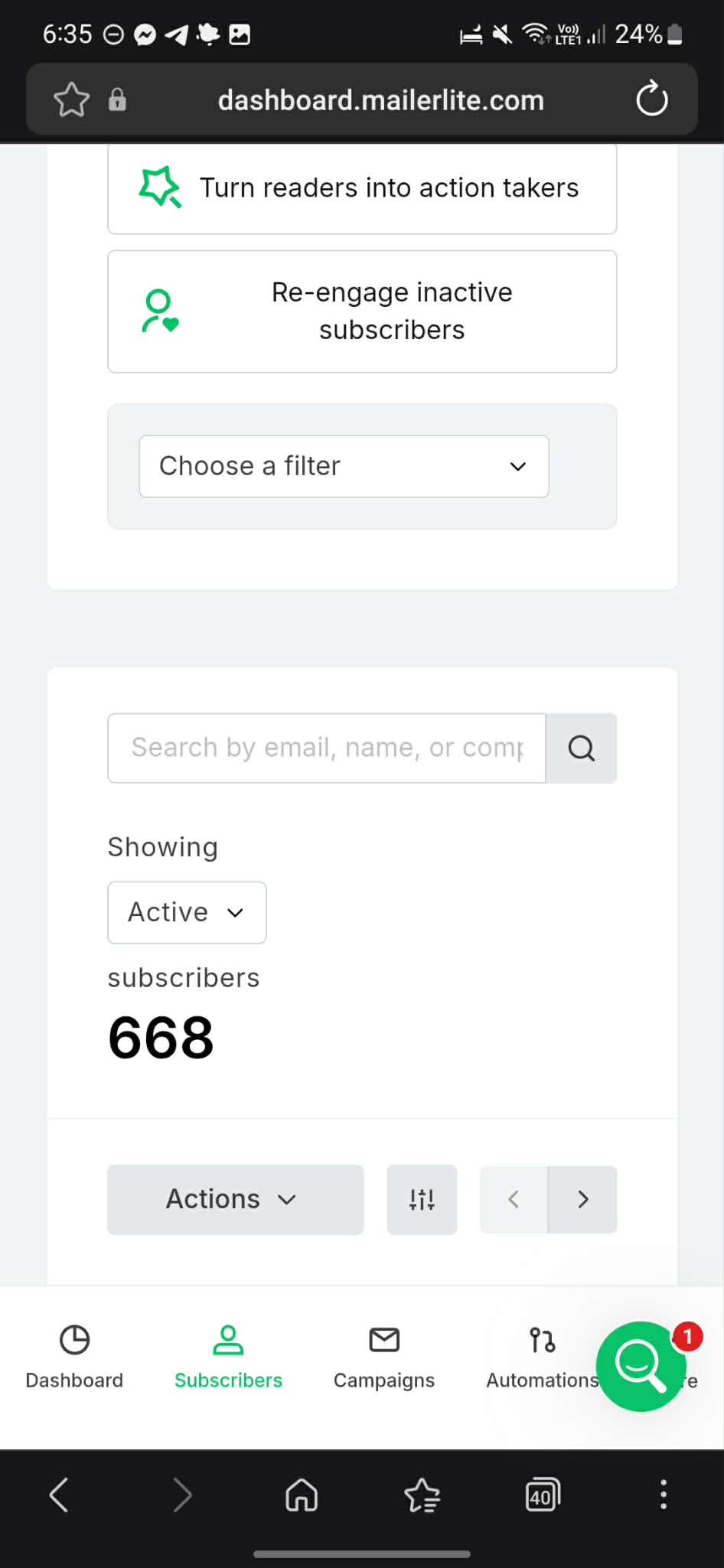 Email list