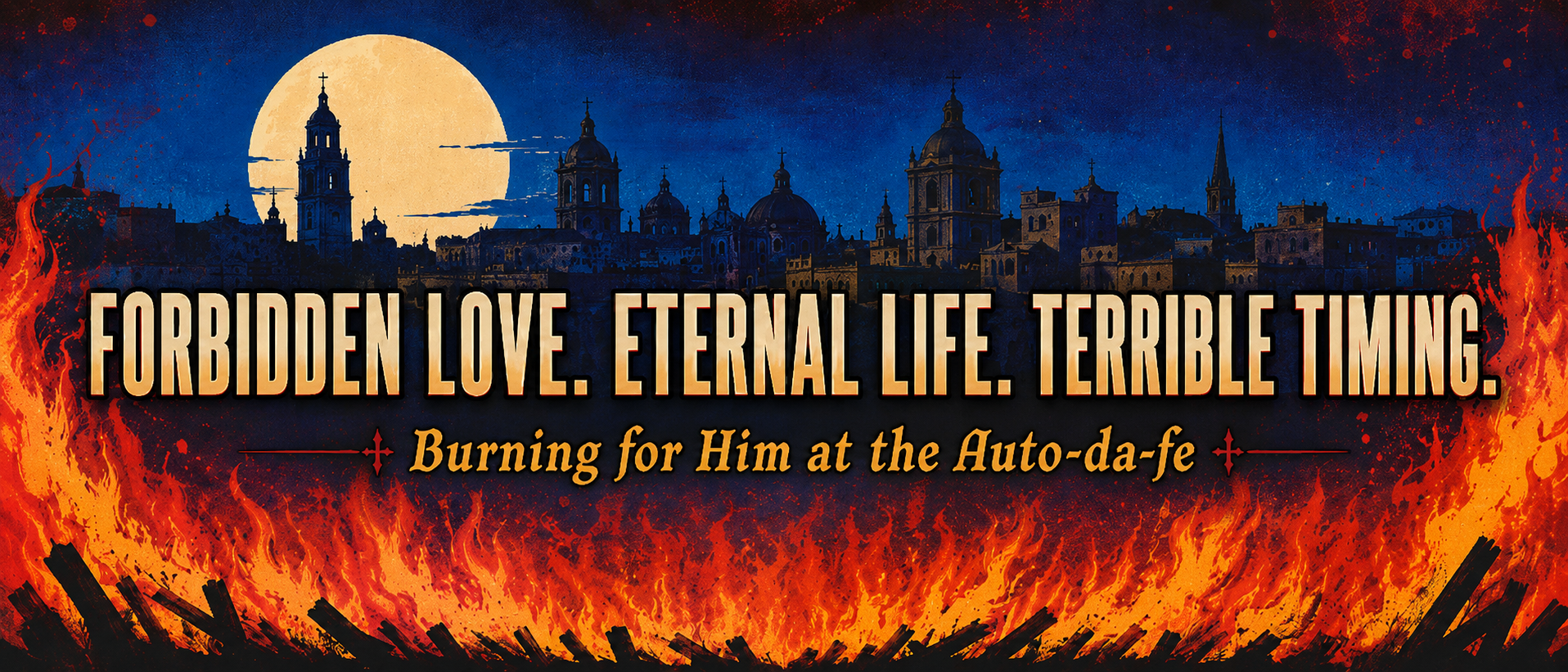 Burning for Him at the Auto-da-Fé by Anna Kensington