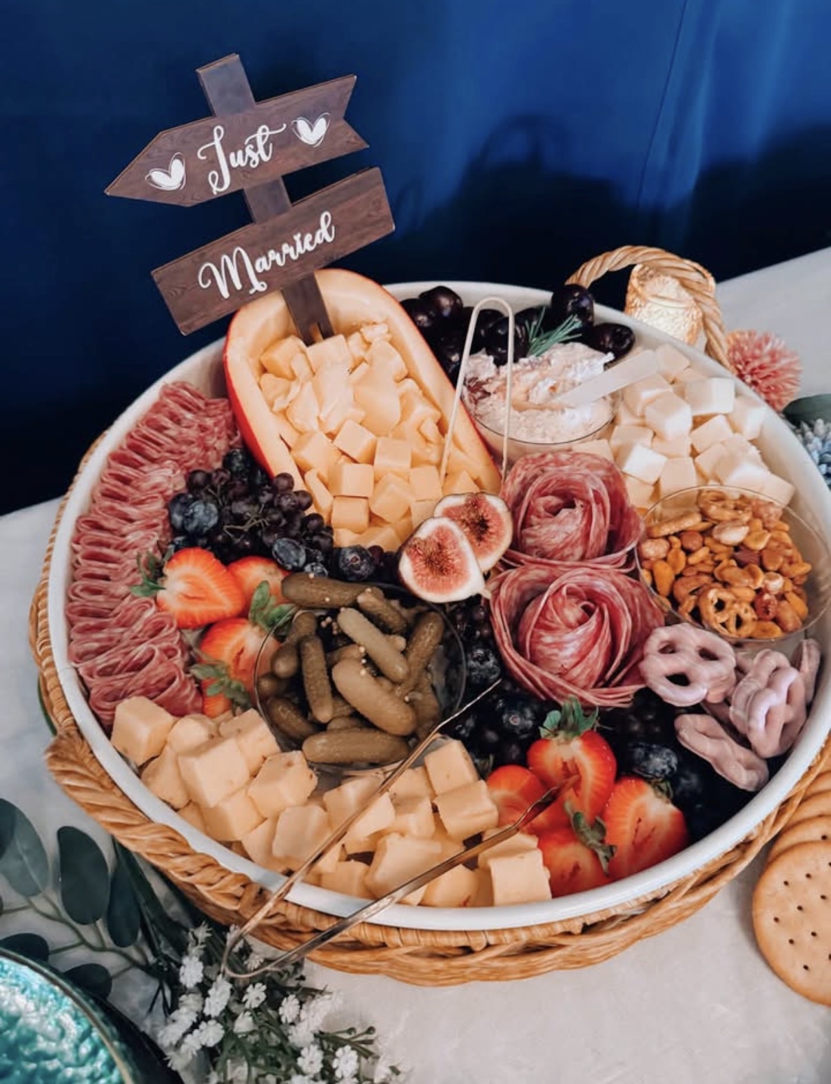 Wedding charcuterie platter