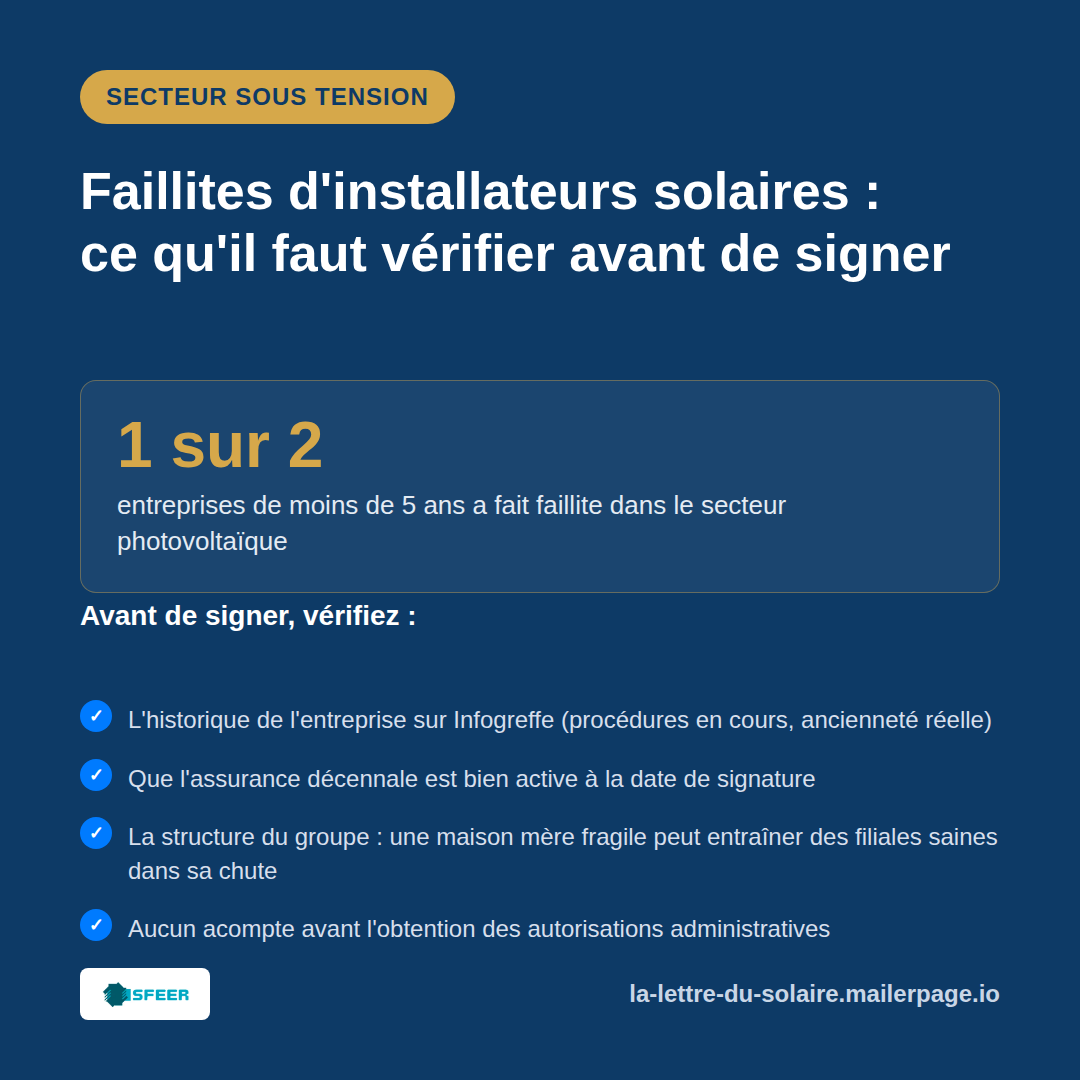 Faillites en cascade dans le solaire : pourquoi ça vous concerne même en BtoC