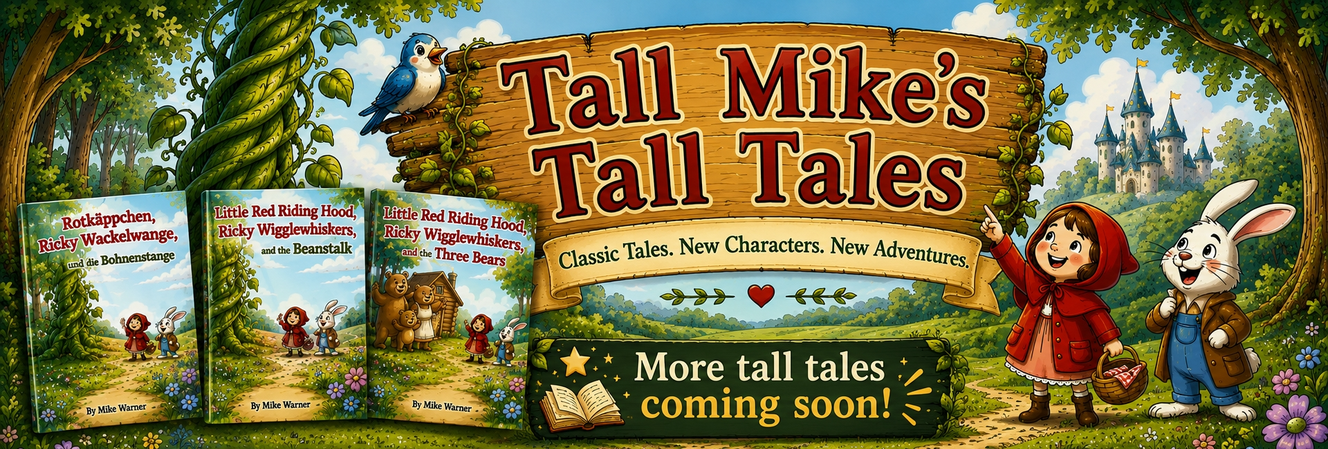 Tall Mike's Tall Tales.  Classic Tales.  New Characters.  New Adventures.
