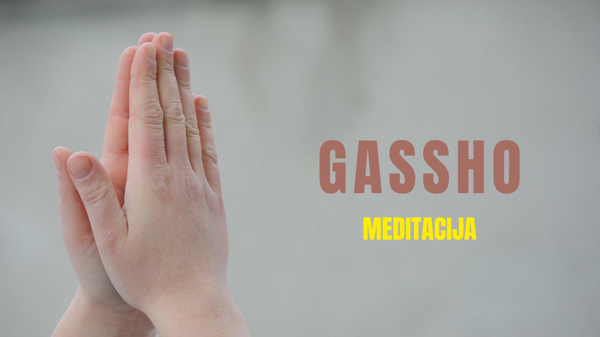 Gassho meditacija