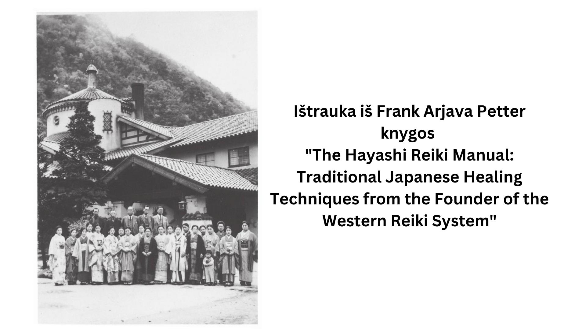 Chiyokos pirmoji Reiki iniciacija