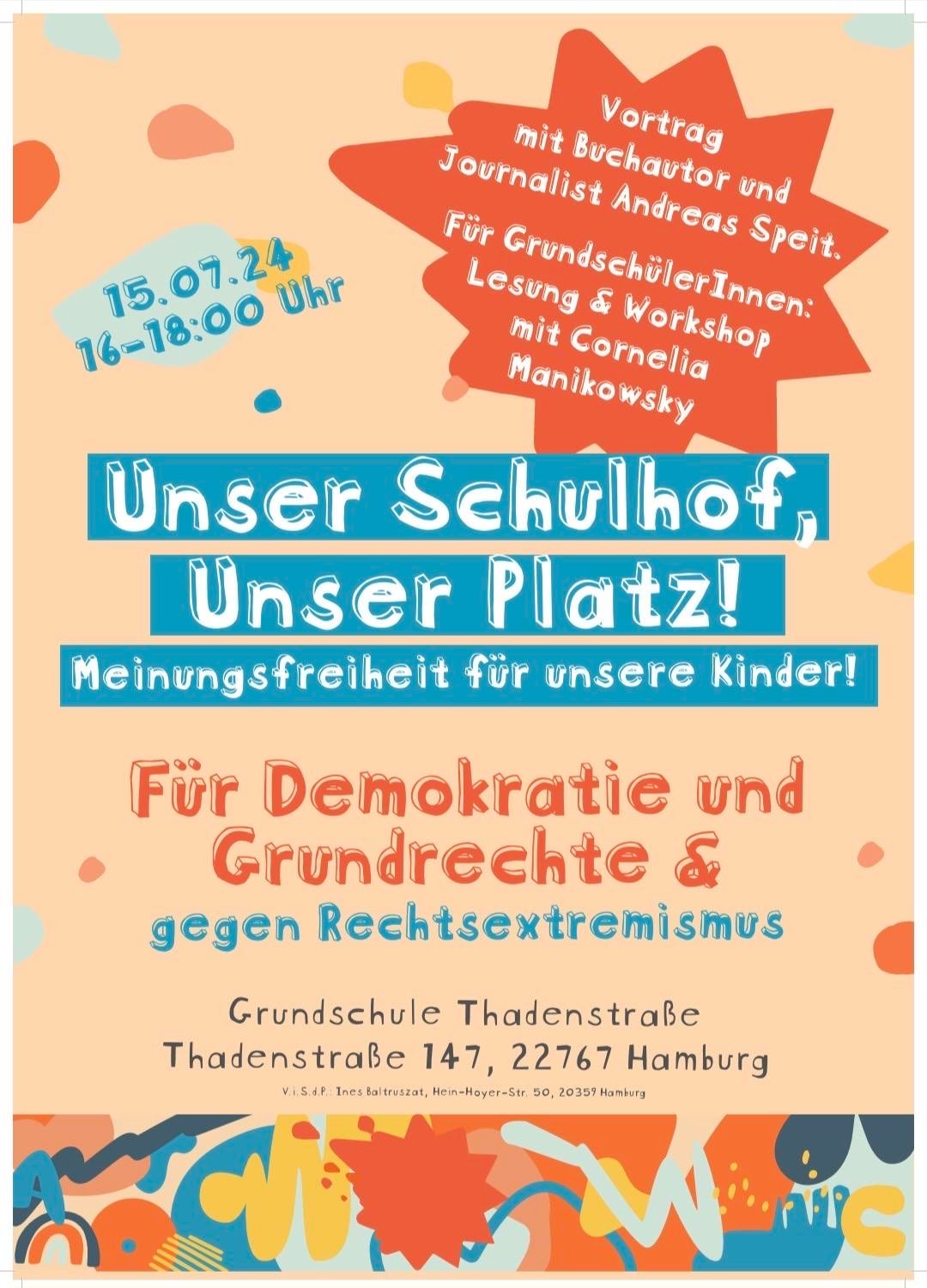 Unser Schulhof, unser Platz, mehr Demokratie