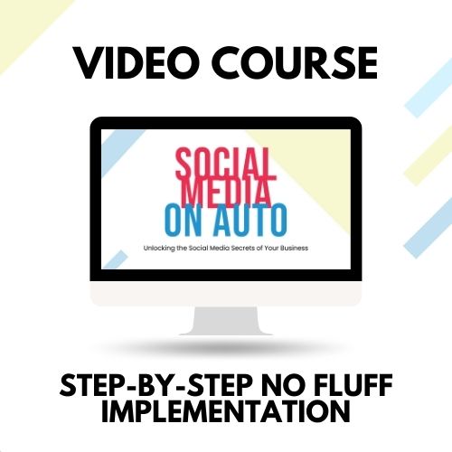 social media video course for small business owners