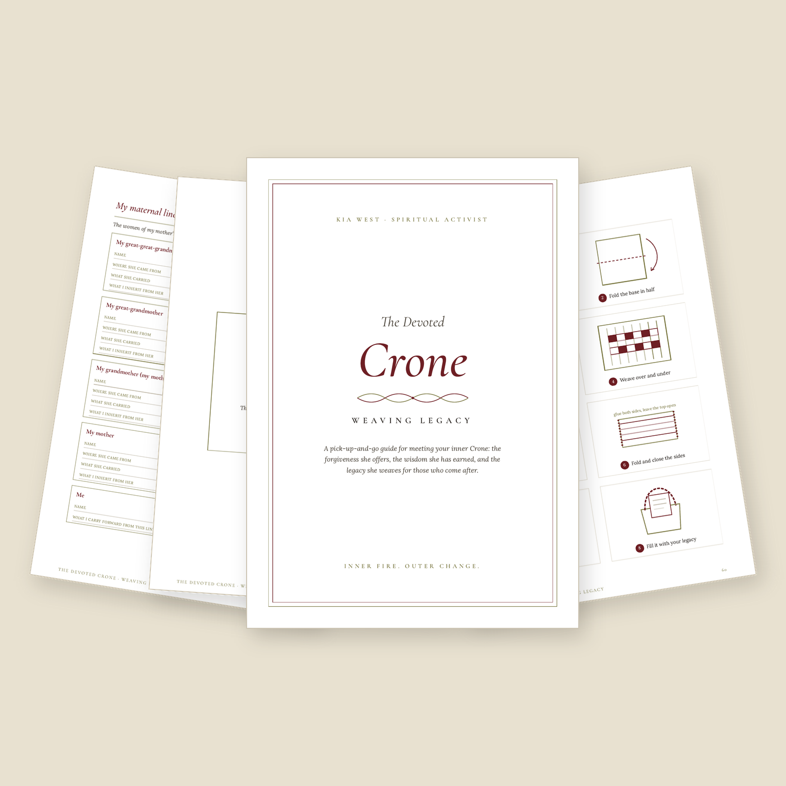 The Devoted Crone workbook pages