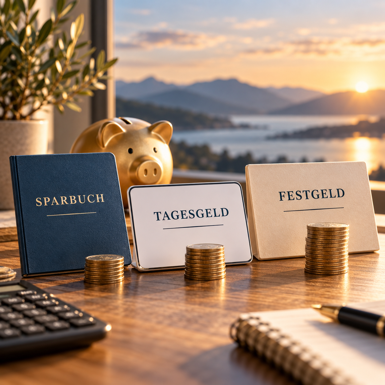 Sparbuch, Tagesgeld, Festgeld: Wohin mit dem Ersparten?