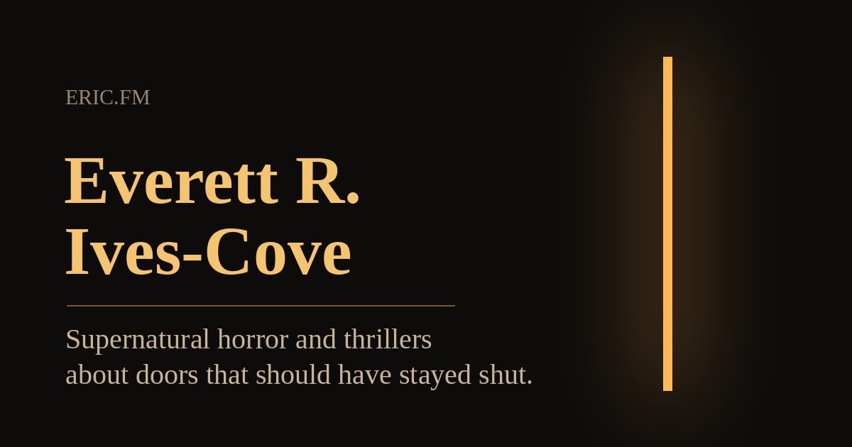 The Wrong Door, a short story by Everett R. Ives-Cove