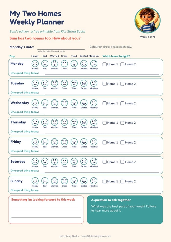 Sam's weekly planner preview