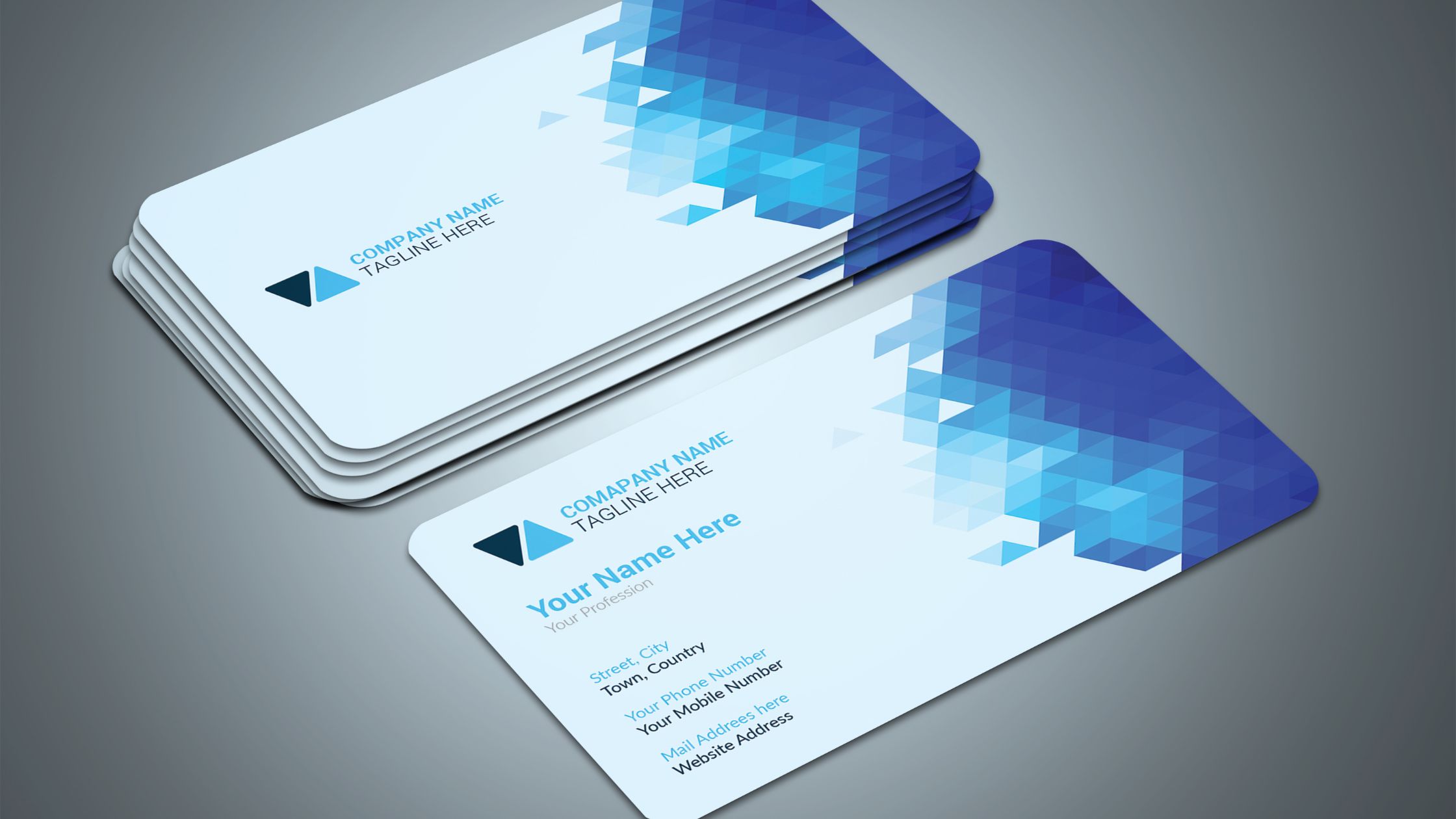 The Helping Biz - Business Cards Graphic
