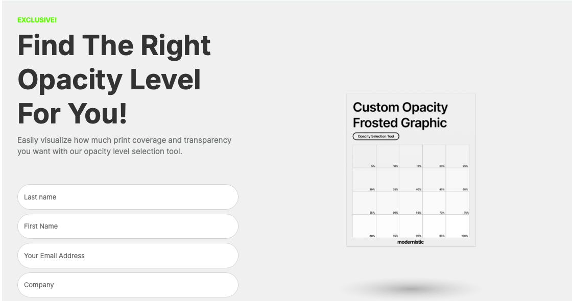 Request Opacity Selection Tool
