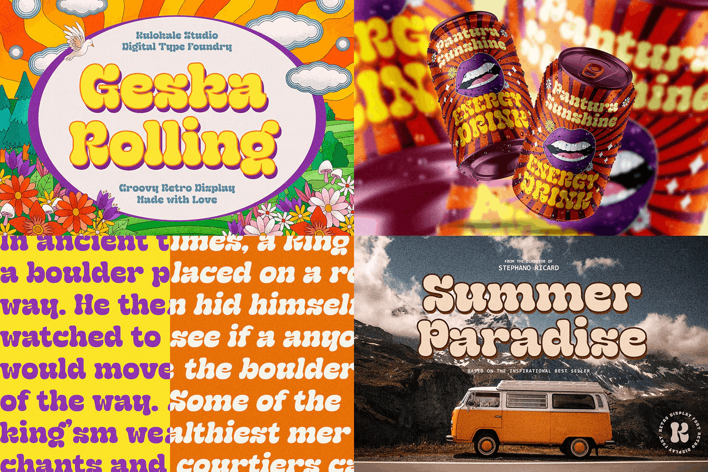 The Modern Display Font Bundle