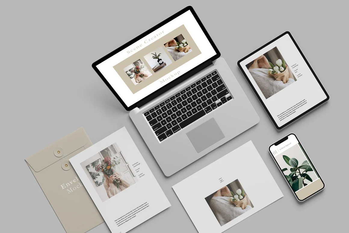 Scene Creator Mockup