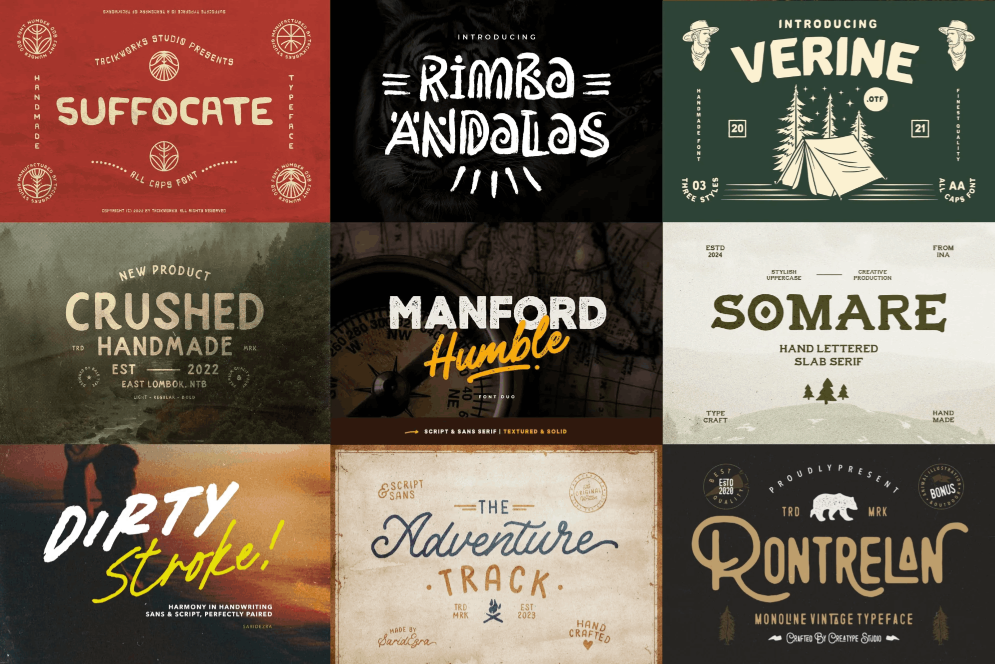 The Explorer's Font Collection