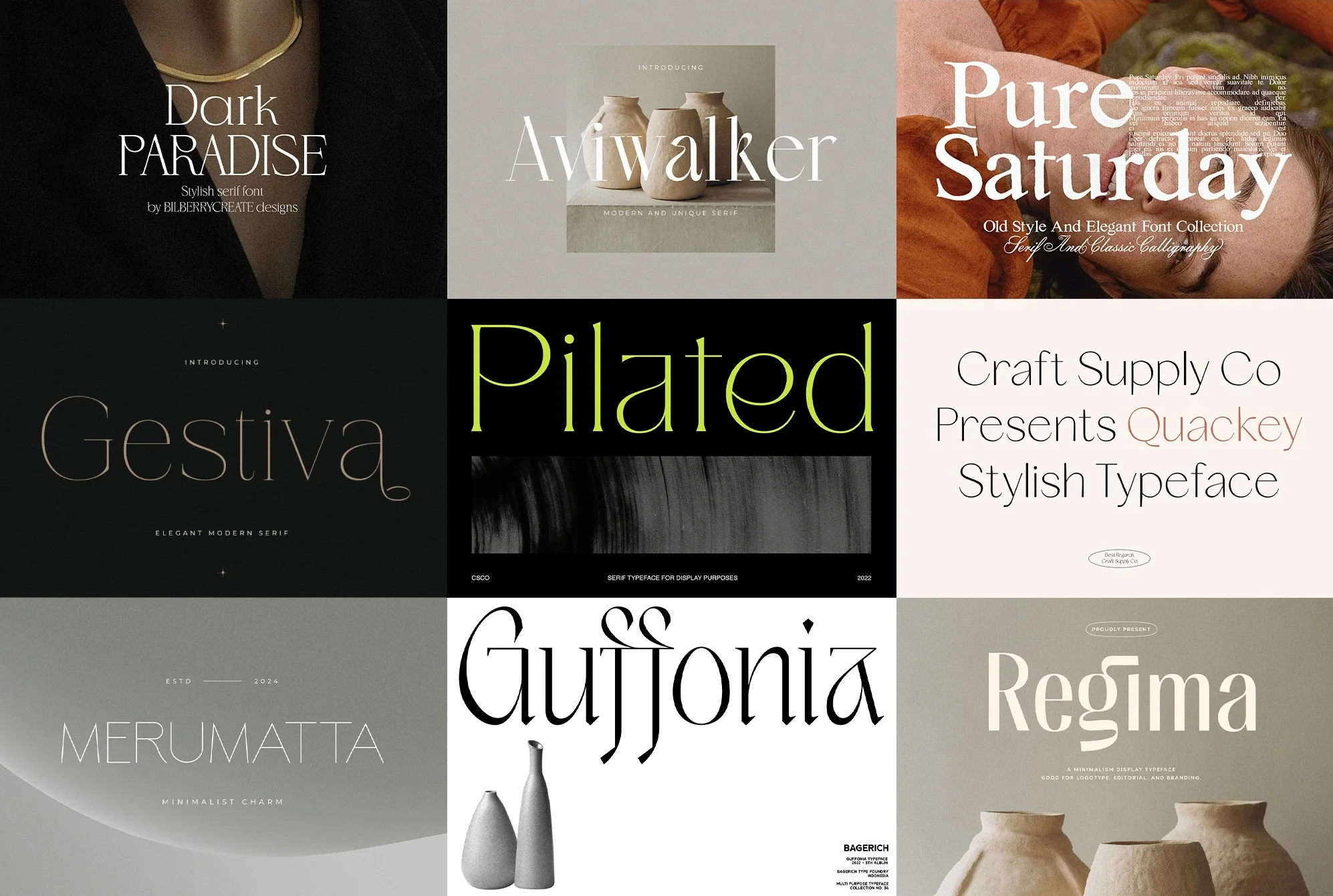 The Quiet Luxury Type Collection