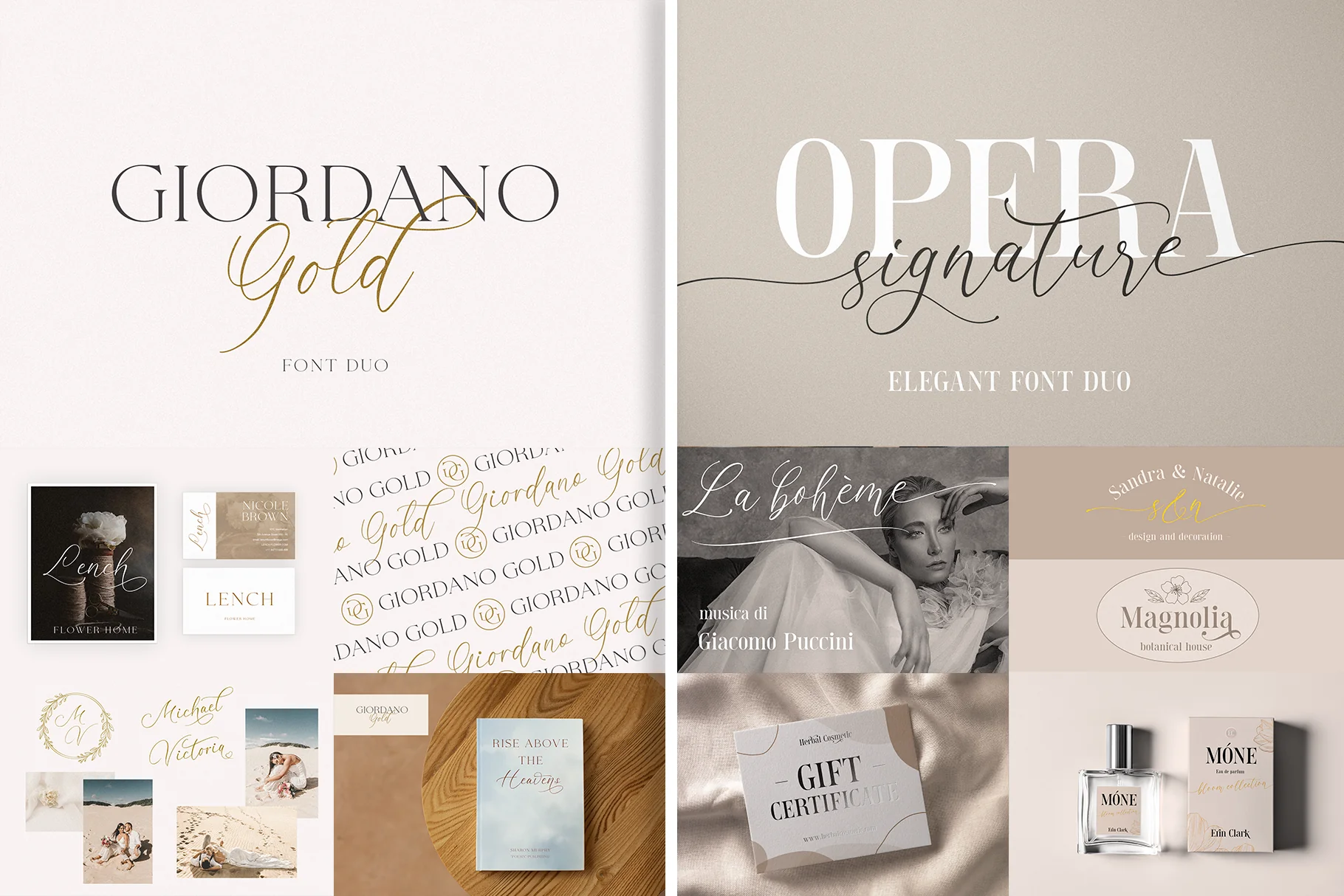 The Elegant Serif Font Bundle