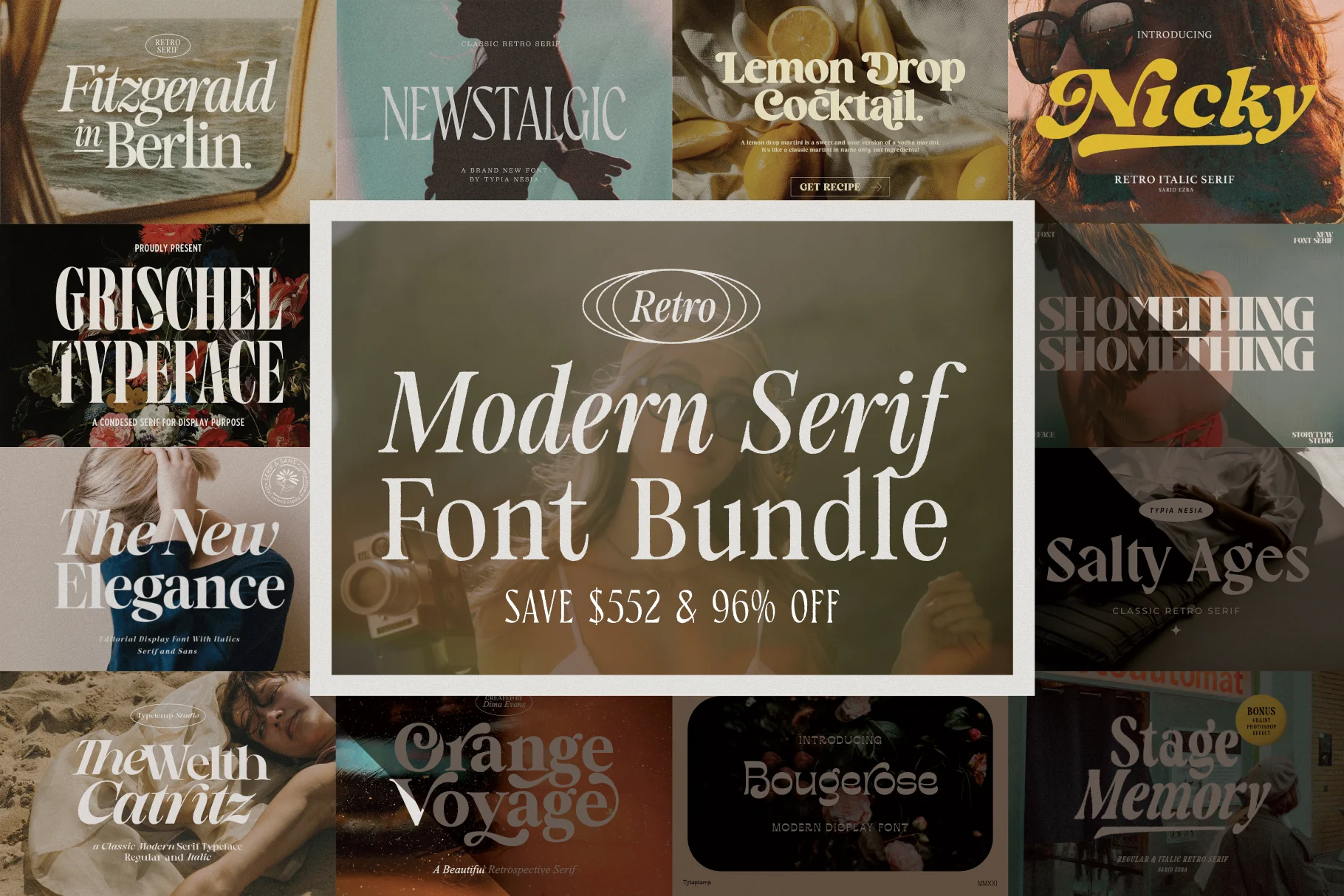 The Retro Modern Serif