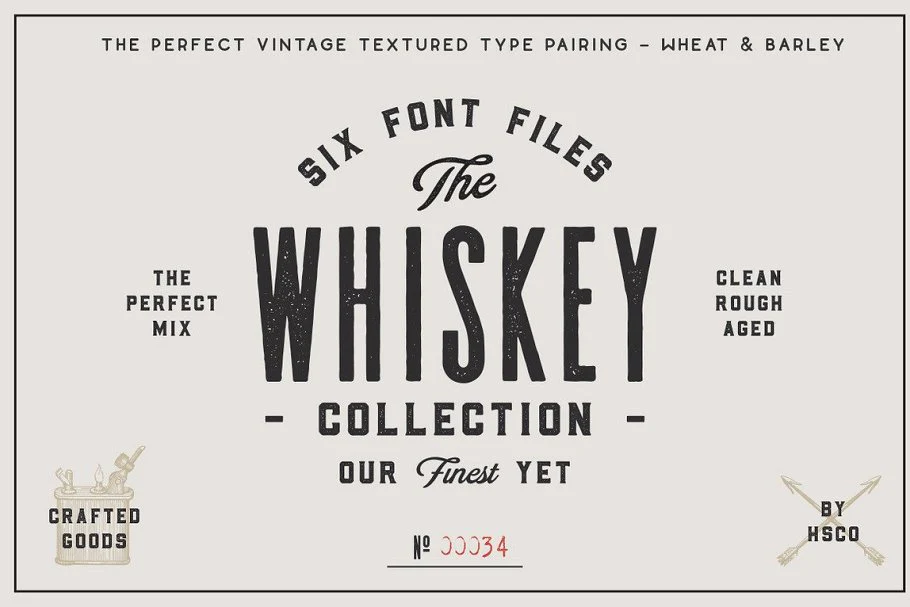 Huge Vintage Font Bundle