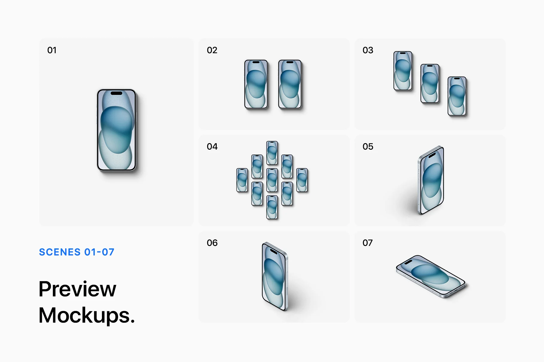 The Phone 15 Mockup Collection