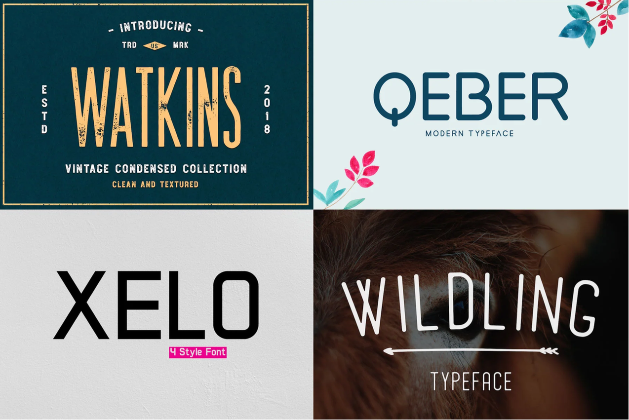The Big & Bold Display Font Bundle