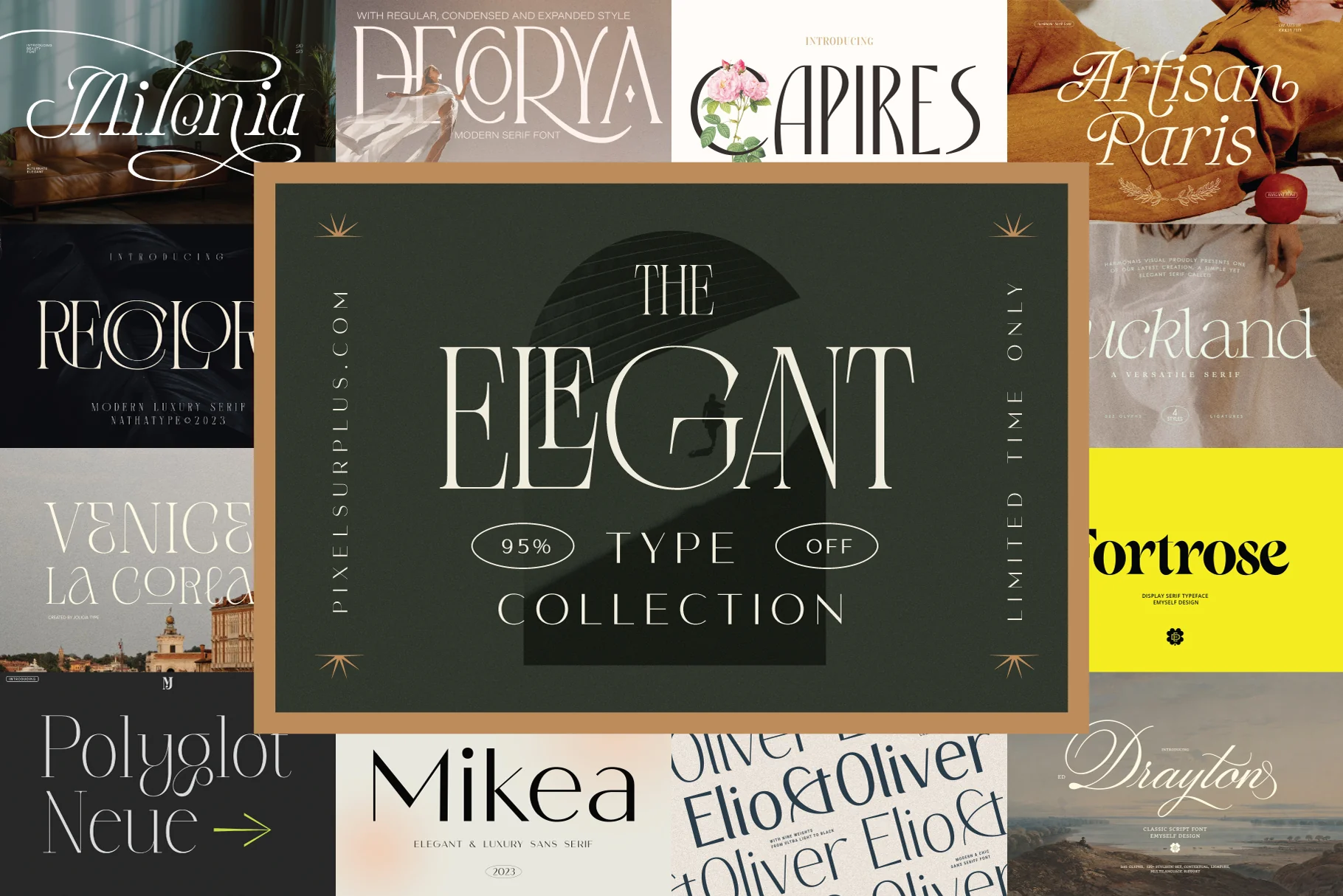 The Trendy Summer Font Bundle
