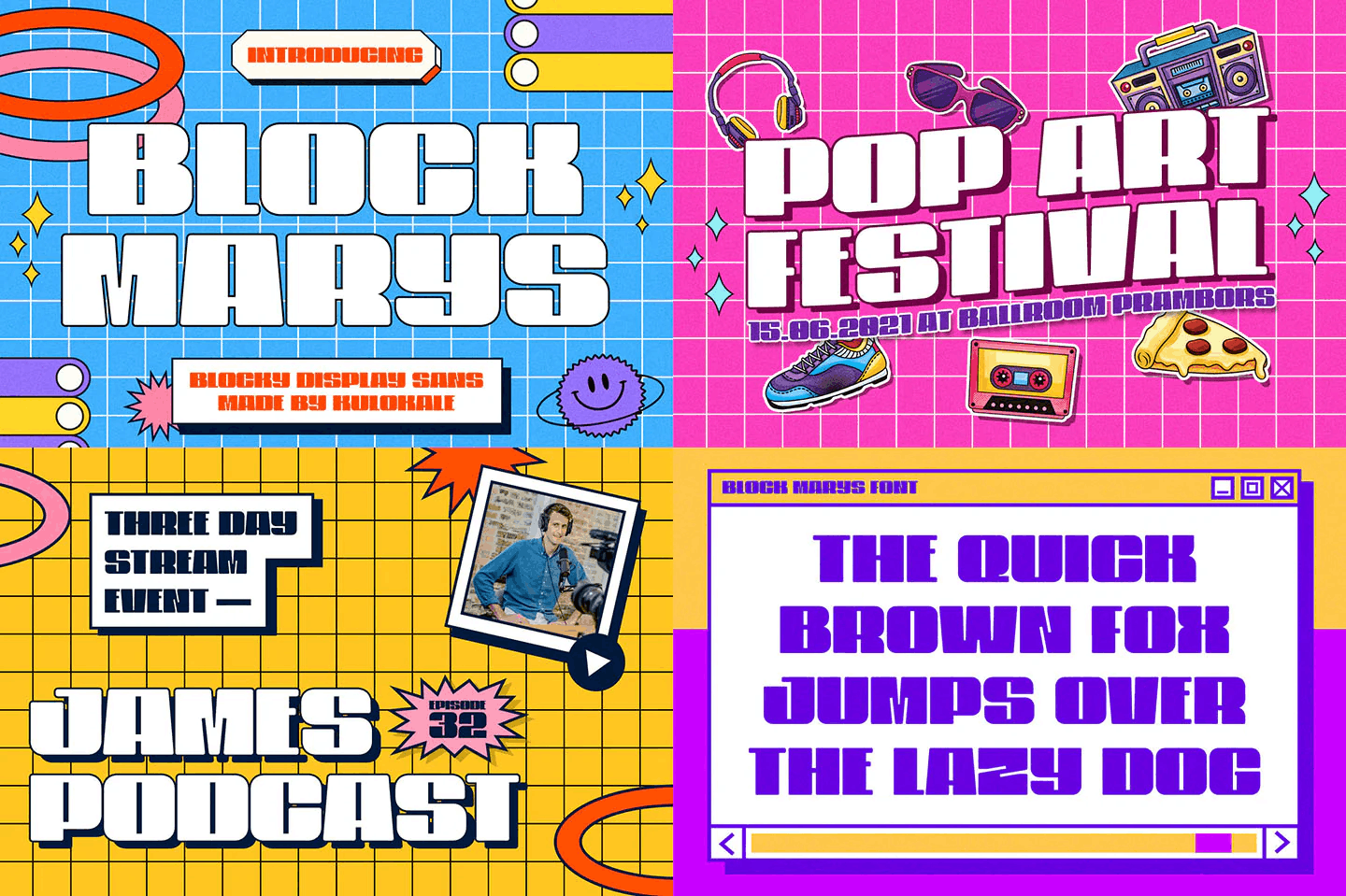 The Modern Display Font Bundle