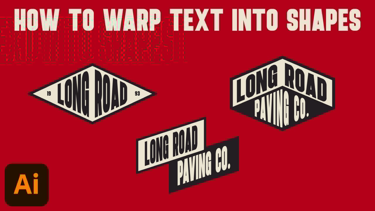 How To Warp Text Into Shapes | Adobe Illustrator Tutorial