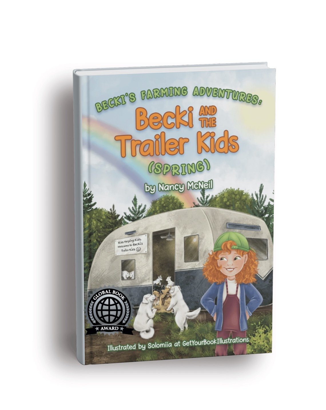 Becki and the Trailer Kids, an animal children's book with baby goats