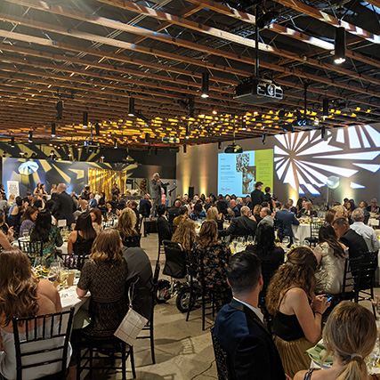 Hope-Raiser 2023 in Portland Oregon was held at The Loft and featured custom lighting design