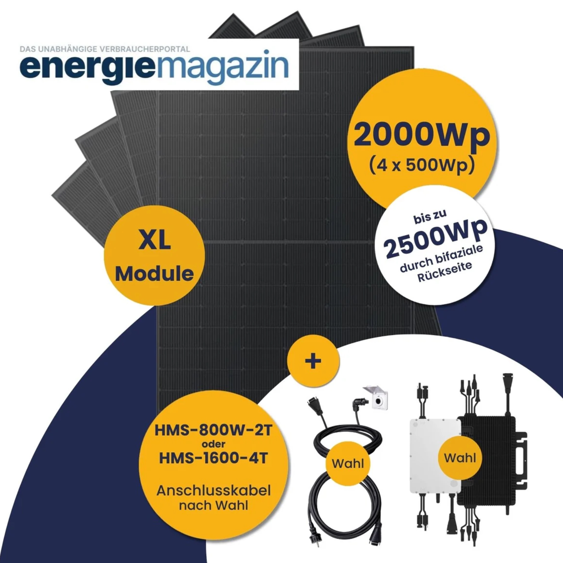 Kleines Kraftwerk 2000W (Exklusiv Deal)