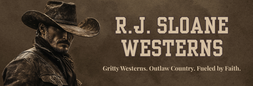 R.J. Sloane Westerns. Gritty Westerns. Dark Country. Fueled by Faith.