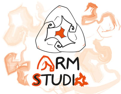 The Brand identity and logo families of Arm Studio