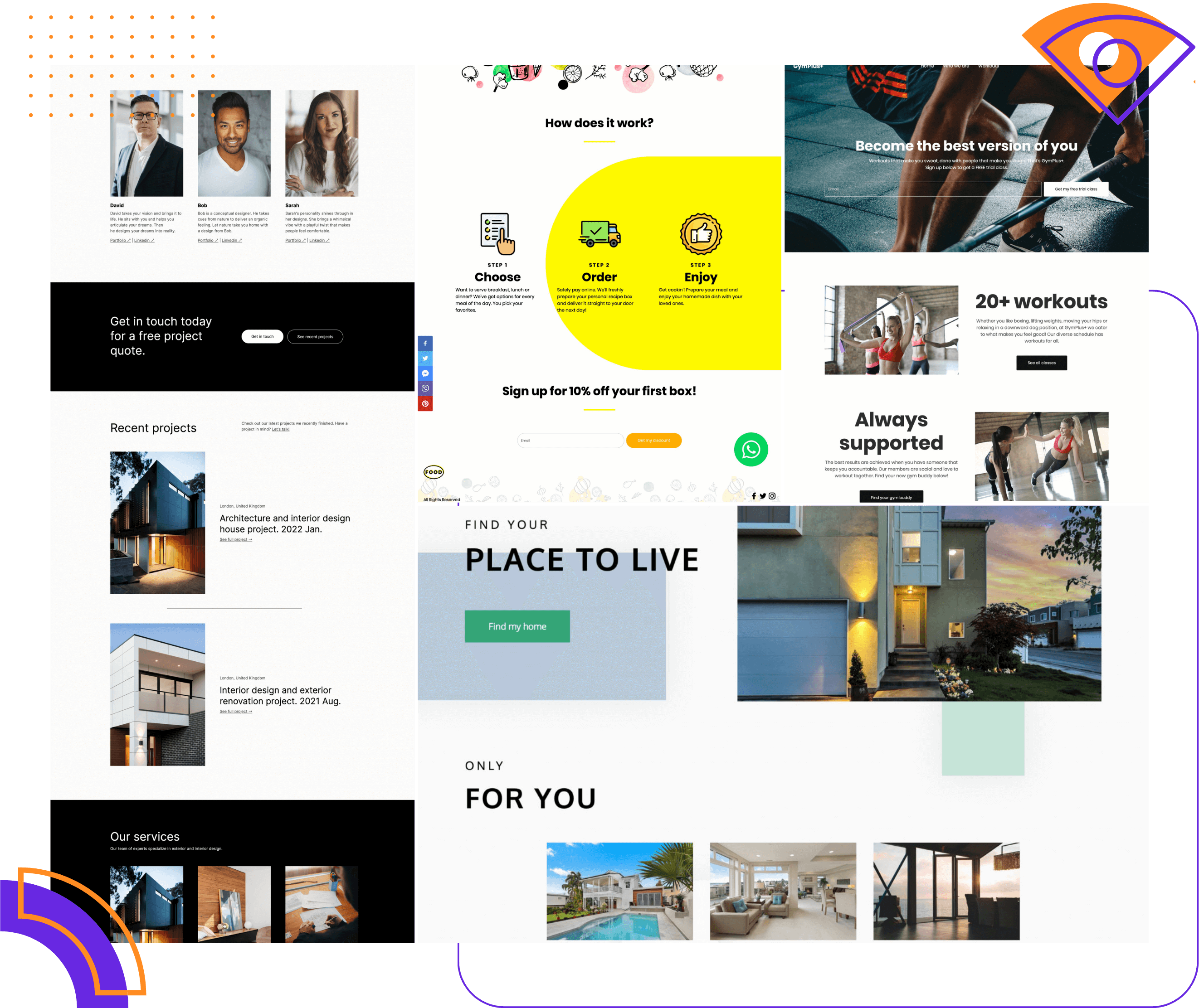 Servicio de diseño web moderno