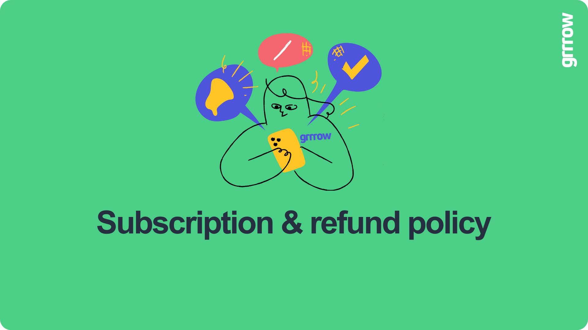 Subscription & refund policy