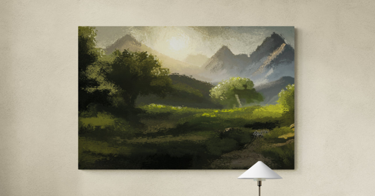 Green Landscape 1 by Michael Quarz