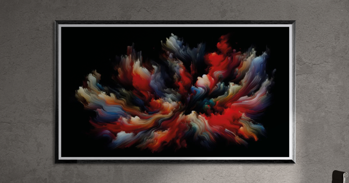 Abstract Colors On Black